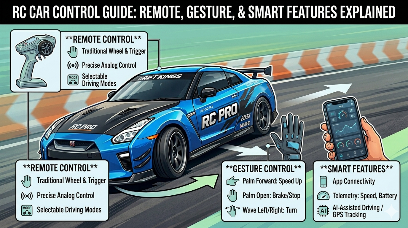 RC Car Control Guide: Remote, Gesture, and Smart Features Explained ...